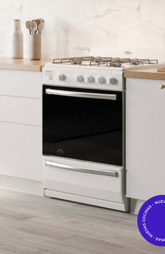 Imagen 2 de 4 de Cocina Tst 57.6 Cm Blanca Multigas Parrilla Envios