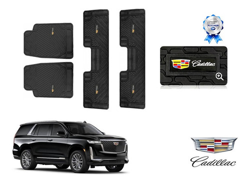 Tapetes 3 Filas Big Truck Logo Cadillac Escalade 2021 A 2024