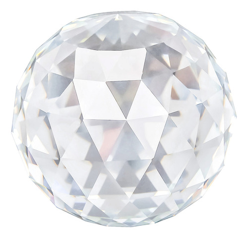 Bola De Cristal Con Prismas De Cristal De Corte Transparente