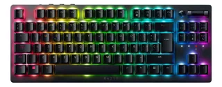 Teclado Gamer Razer Deathstalker V2 Pro Tkl Wireless Español Color del teclado Negro