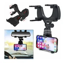 Comprar Soporte Holder Para Celular En Espejo Retrovisor Giro 360