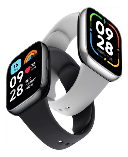 Smartwatch Redmi Watch 4 Pulseira Tpu Preto Mesh Preto Cinza