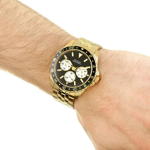 Reloj Guess W1107g4 Odyssey Dorado - Hombre - 100% Original