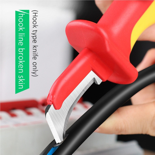 A Cuchillo Para Pelar Cables Con Aislamiento Laoa, Cuchillo