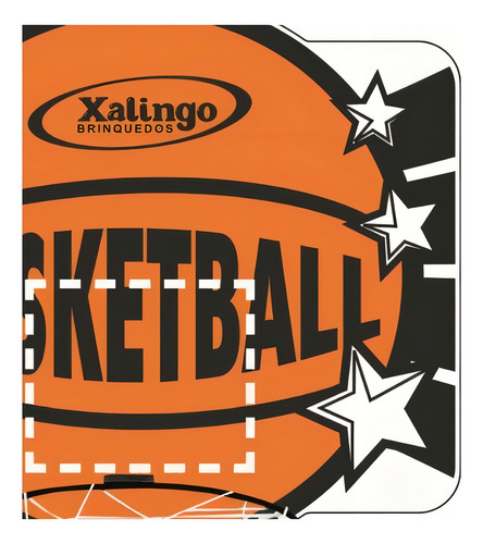 Kit Basquete Cesta + Bola Oficial Basketball