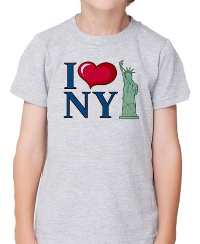 Remera De Niño Frase I Love New York Yo Amo New York