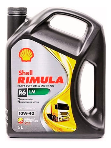 Aceite 10w40 Shell Rimula R6 Lm Cj4 Dpf Sintetico 5lts
