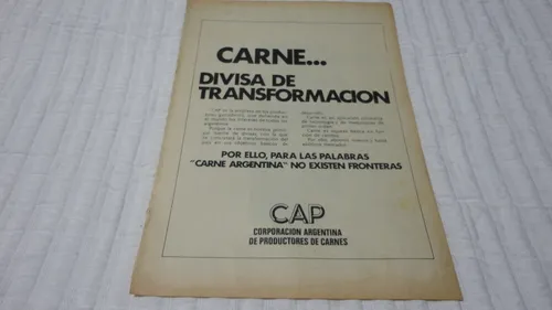 comprar Clipping Publicidad  Antigua Corporacion De Productores  