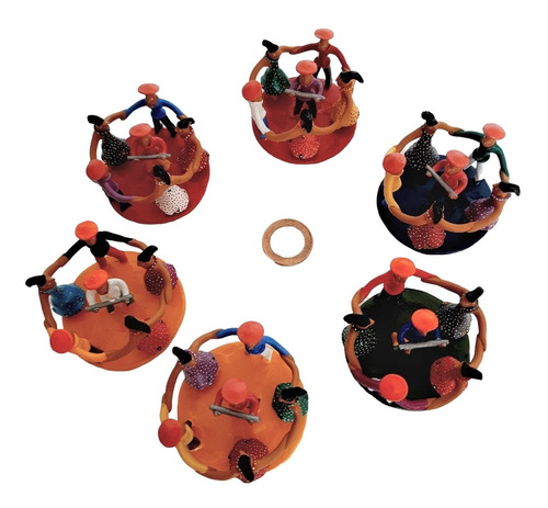 Imagem 6 de 10 de Miniatura - Ciranda 6 Personagens - Artesanato Caruaru