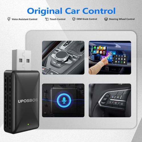 Adaptador Inalámbrico Android/carpaly 2 En 1 - Plug & Play