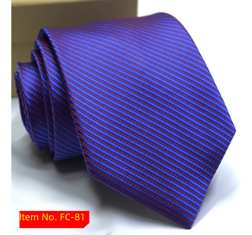 Corbata Casual De Negocios Unisex Con Rayas De Poliéster Y J