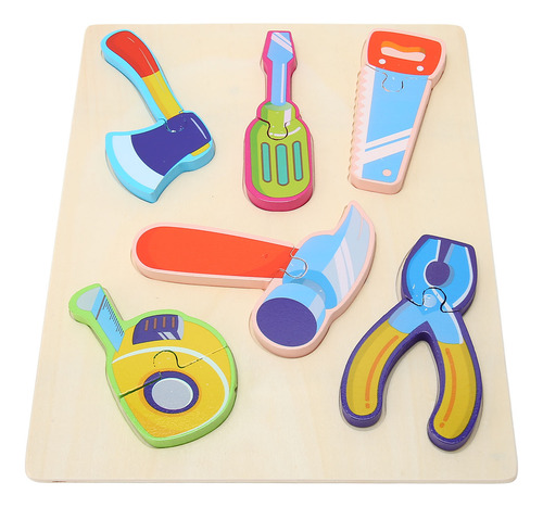 Puzles De Madera Para Niños Que Combinan Herramientas Para E