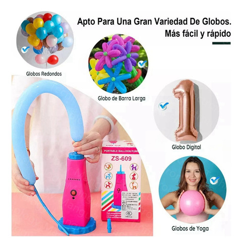 * Para . Bomba De Inflar Globo Eléctrica Para Normal O