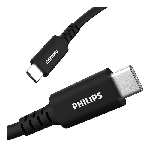 Cable Ubs C A Usb C 1.8 Metros Negro Philips