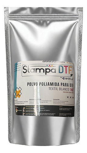 Polvo Poliamida Blanco Adhesivo Para Dtf 1 Kg Stampa Dtf