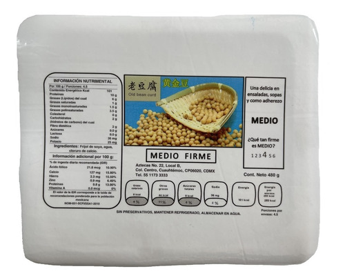 Tofu Medio Firme 480g