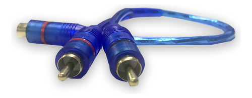 Cable Rca Para Potencias Derivador Y 1 Hembra 2 Macho 30cm