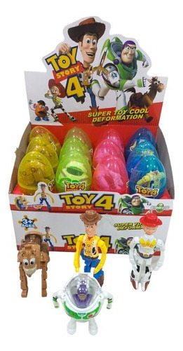 Juguete Piñateria Toy Story Personajes X4 Huevos