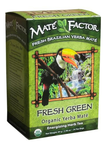 Té De Hierbas Energizante Orgánico 24 Bolsitas, Yerba Mate F