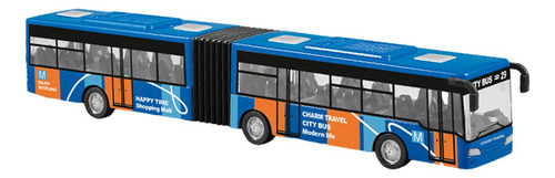Fs Brinquedo De Ônibus Articulado De Duas Seções, Azul