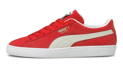 Zapatillas Puma Suede Classic Xxi High Risk Red-white Hombre