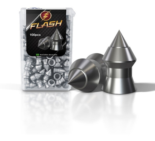 Chumbinho Flash 5.5mm 100 Unidades - Tacom