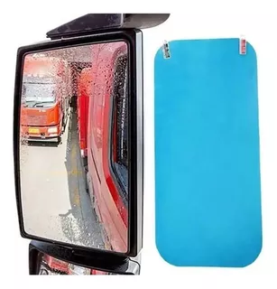 2 Películas Retrovisor Embaçante Chuva Anti Reflex Caminhão