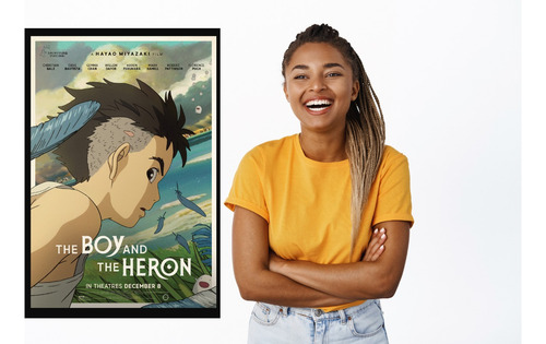 Poster The Boy And The Heron De Hayao Miyazaki