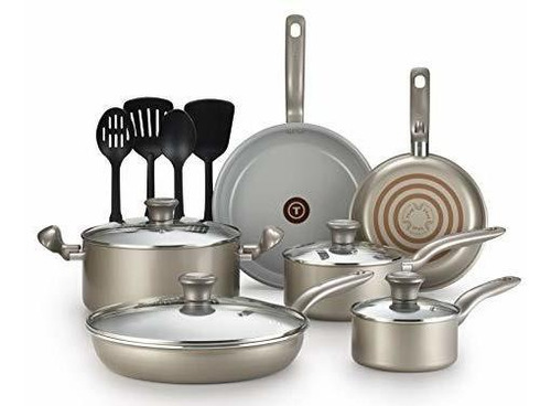 T-fal G919se64 Iniciativas Set De Utensilios De Cocina De 14