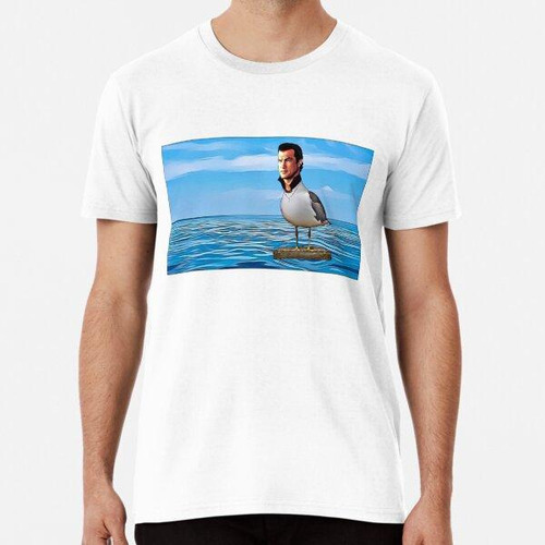 Remera Steven Seagull En El Mar Algodon Premium