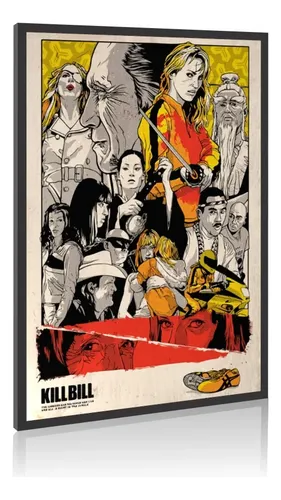 Quadro Poster Pôster Do Filme Kill Bill De Tarantino 60x90