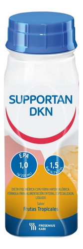 Suplemento en líquido Fresenius Kabi  Suplementos Supportan Drink C/24 Pz proteínas sabor frutas tropicales en pote de 200mL pack x 12 u