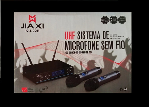 Imagem 5 de 6 de Microfone Profissional Duplo Sem Fio Jiaxi Ku-22b