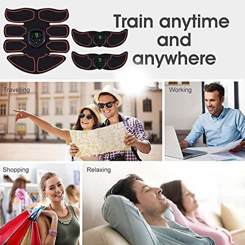 Estimulador De Abs Músculo Abdominal, Ems Entrenador De Abs
