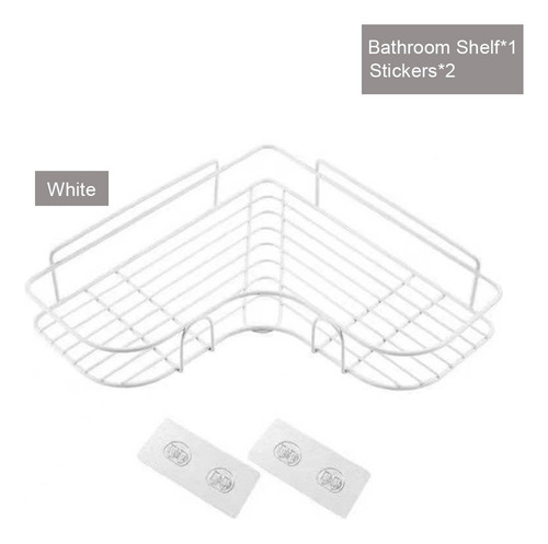 Organizador Estante Esquinero Colgante Baño Cocina Adhesivo