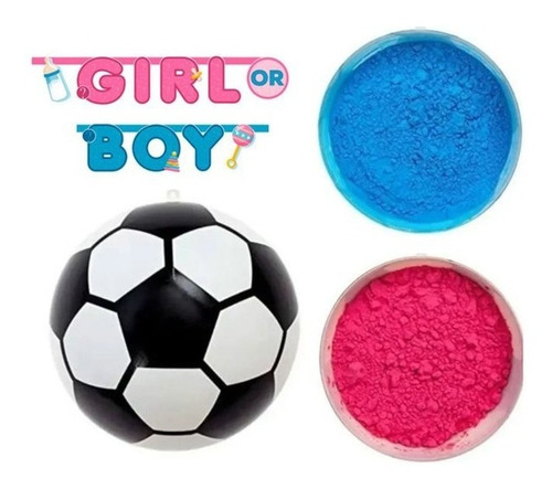 Imagen 2 de 4 de Balón Revelador De Sexo Baby Showers