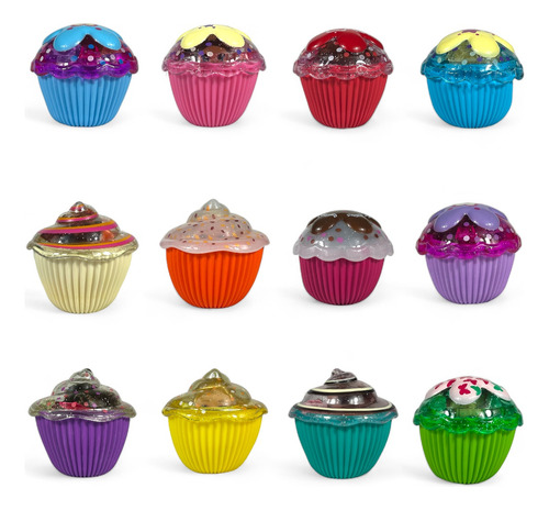 Set 3 Muñecas Juguete Niña Princesa En Cupcake Convertible