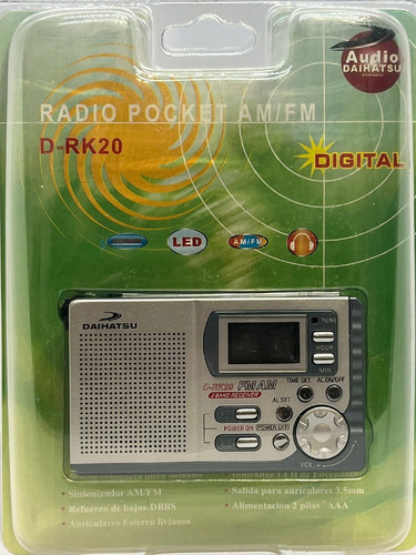 Radio Digital Daihatsu D Rk20 Am Fm Aaa X2