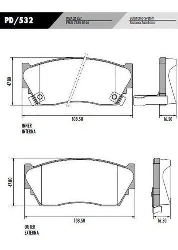 Pastillas Freno Nissan V16 Todos Sentra I Hasta 1995 Kit