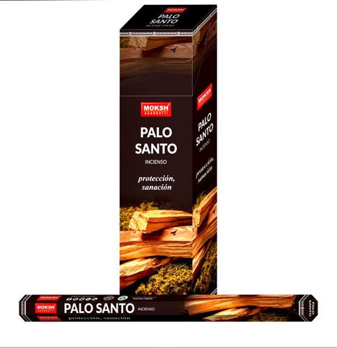 Palo Santo Moksh Jumbo Caja De 6 Incienso