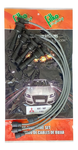 Cables De Bujias Mitsubishi Mf Mx Zx Mz Galant  Eclipse 4cil