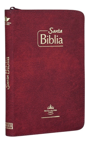 Biblia Cristiana Reina Valera 1960 - Tipo Agenda Vinotinto