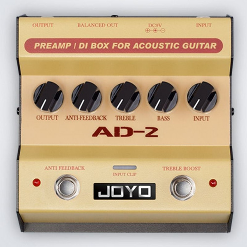 Pre Amplificador Direct Box Joyo Ad-2 Eq Grave Agudo
