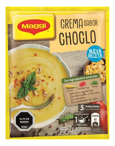 Crema De Choclo Maggi 79gr(1uni)super