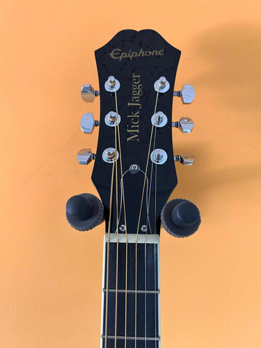 Guitarra Acústica Autografíada Por Mick Jagger Certificado