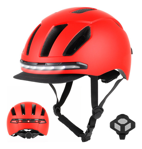 Nuevo Casco Ciclismo Led Señal Giro Seguro Inteligente Imper