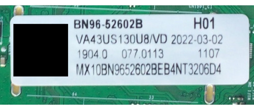 Main Samsung Bn96-52602b / Kant_su2e_au7000 Un43tu700d (Usado)