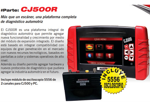 Scanner Automotriz Cj500 Escaner Injectronic Osciloscopio