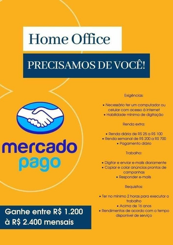 Imagem 1 de 1 de Estamos Em Busca De {home Office} Para Trabalhar Em Parceri