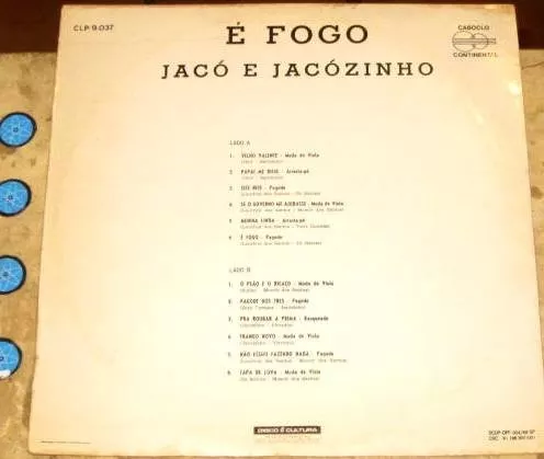 Lp Jacó & Jacozinho É Fogo Edição Limitada Código 02